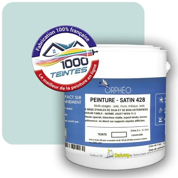 Peinture Anticorrosion Natura Orphéo® Les Bleus (Mille Teintes E13-31) Intérieur/Extérieur SATIN