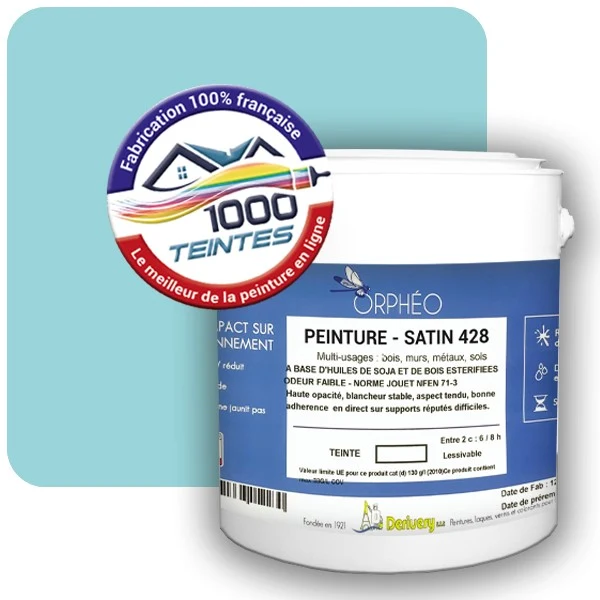 Peinture Anticorrosion Natura Orphéo® Les Bleus (Mille Teintes E13-2) Intérieur/Extérieur SATIN