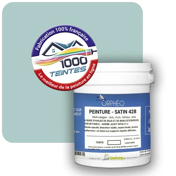 Peinture Anticorrosion Natura Orphéo® Les Bleus (Mille Teintes E13-17) Intérieur/Extérieur SATIN