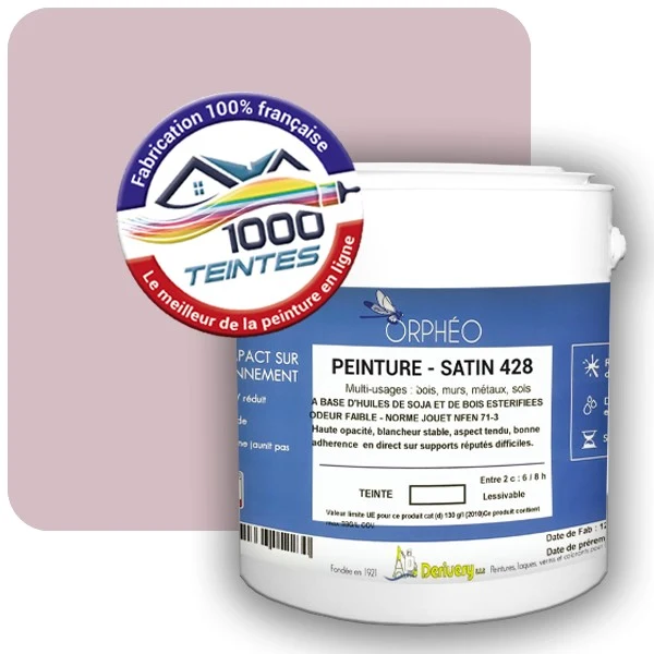 Peinture Anticorrosion Natura Orphéo® Les Roses (Mille Teintes E1-31) Intérieur/Extérieur SATIN