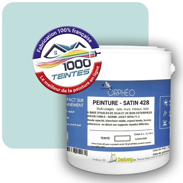 Peinture Anticorrosion Natura Orphéo® Les Bleus (Mille Teintes E13-1) Intérieur/Extérieur SATIN