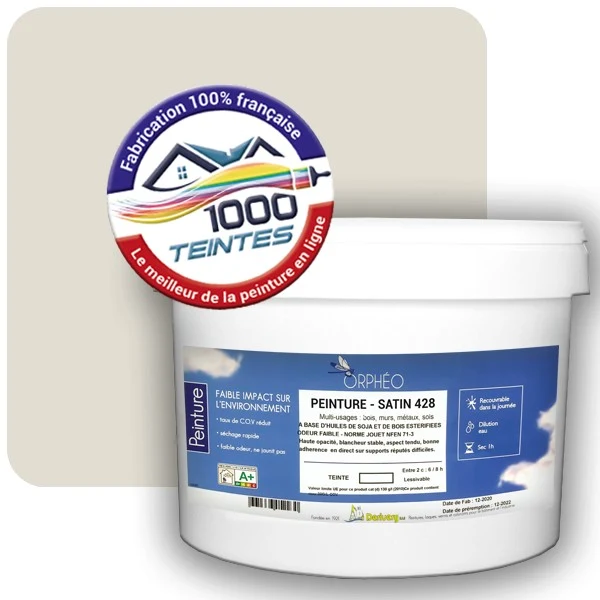 Peinture Anticorrosion Natura Orphéo® Les Jaunes (Mille Teintes E6-16) Intérieur/Extérieur SATIN
