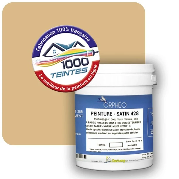 Peinture Anticorrosion Natura Orphéo® Les Bruns (Mille Teintes E5-52) Intérieur/Extérieur SATIN