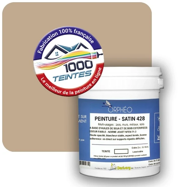 Peinture Anticorrosion Natura Orphéo® Les Bruns (Mille Teintes E5-38) Intérieur/Extérieur SATIN