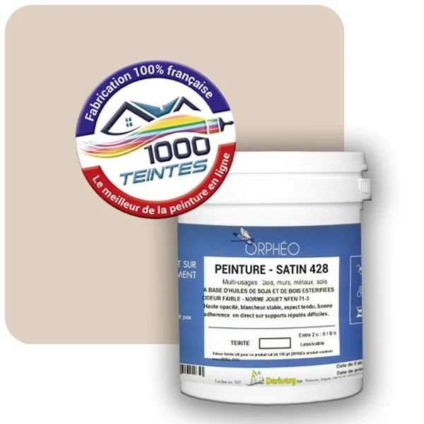 Peinture Anticorrosion Natura Orphéo® Les Bruns (Mille Teintes E5-37) Intérieur/Extérieur SATIN