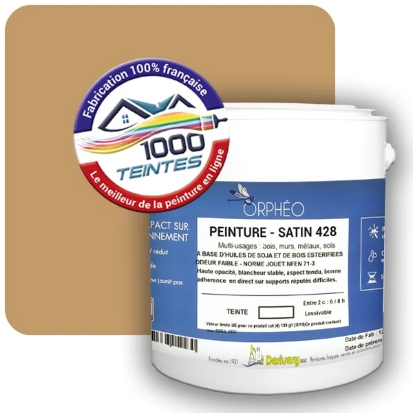 Peinture Anticorrosion Natura Orphéo® Les Bruns (Mille Teintes E5-33) Intérieur/Extérieur SATIN