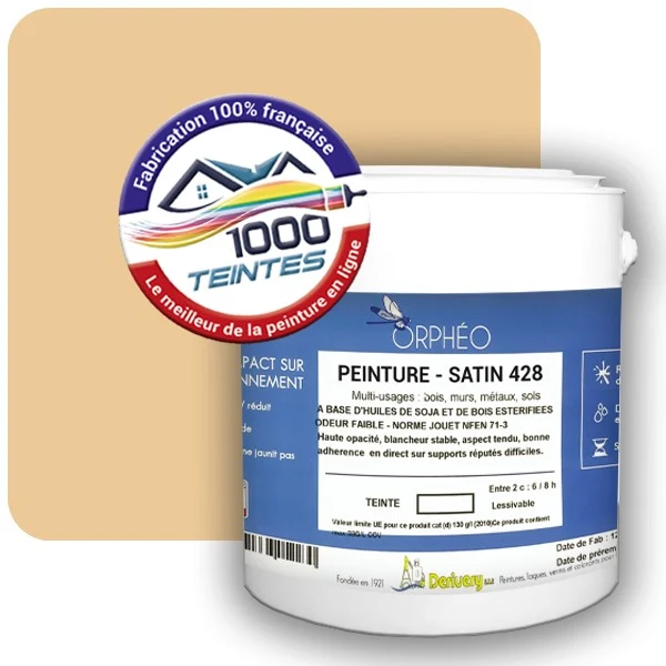 Peinture Anticorrosion Natura Orphéo® Les Bruns (Mille Teintes E5-27) Intérieur/Extérieur SATIN