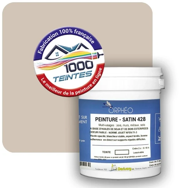 Peinture Anticorrosion Natura Orphéo® Les Bruns (Mille Teintes E5-17) Intérieur/Extérieur SATIN