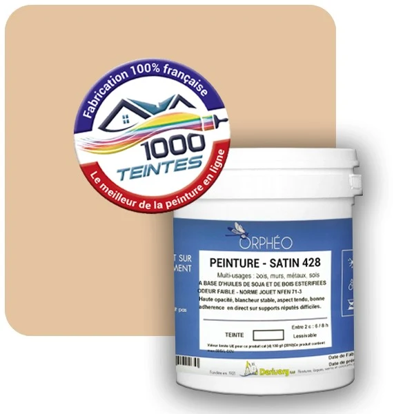 Peinture Anticorrosion Natura Orphéo® Les Bruns (Mille Teintes E5-12) Intérieur/Extérieur SATIN