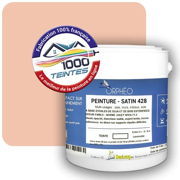 Peinture Anticorrosion Natura Orphéo® Les Rouges (Mille Teintes E3-47) Intérieur/Extérieur SATIN
