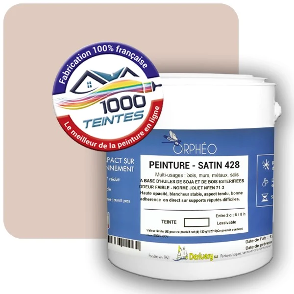 Peinture Anticorrosion Natura Orphéo® Les Rouges (Mille Teintes E3-36) Intérieur/Extérieur SATIN