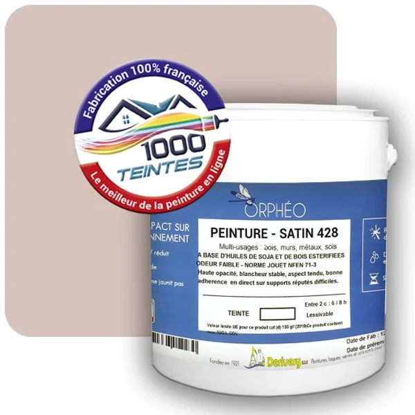 Peinture Anticorrosion Natura Orphéo® Les Rouges (Mille Teintes E3-17) Intérieur/Extérieur SATIN