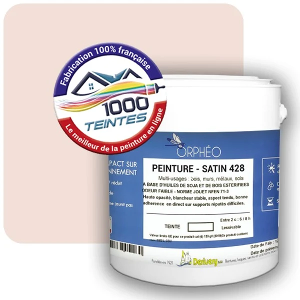 Peinture Anticorrosion Natura Orphéo® Les Rouges (Mille Teintes E3-11) Intérieur/Extérieur SATIN