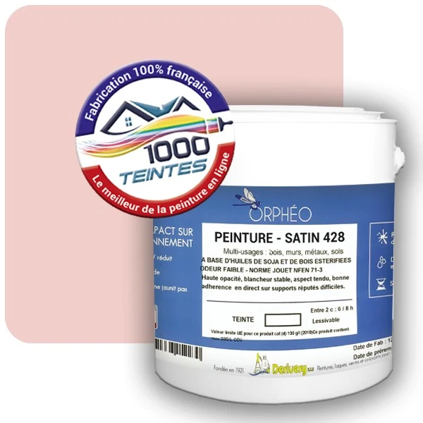 Peinture Anticorrosion Natura Orphéo® Les Roses (Mille Teintes E2-41) Intérieur/Extérieur SATIN