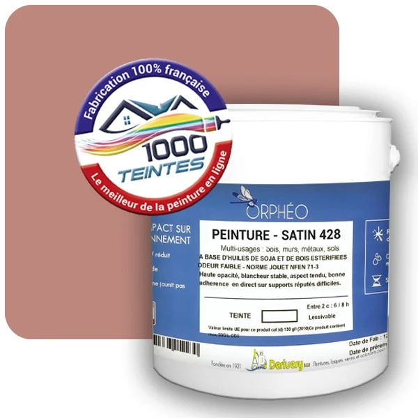 Peinture Anticorrosion Natura Orphéo® Les Roses (Mille Teintes E2-33) Intérieur/Extérieur SATIN