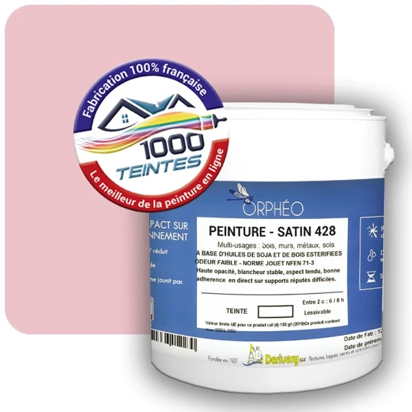 Peinture Anticorrosion Natura Orphéo® Les Roses (Mille Teintes E2-2) Intérieur/Extérieur SATIN