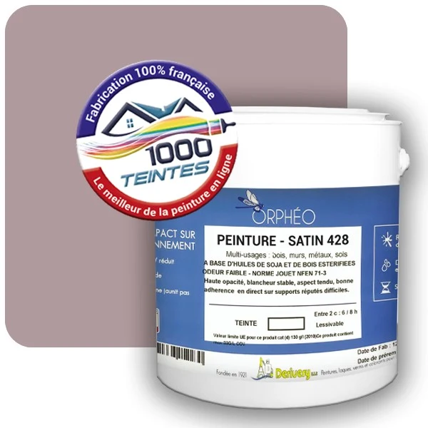 Peinture Anticorrosion Natura Orphéo® Les Roses (Mille Teintes E2-18) Intérieur/Extérieur SATIN