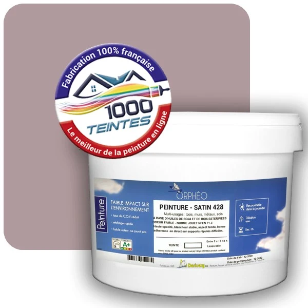 Peinture Anticorrosion Natura Orphéo® Les Roses (Mille Teintes E2-18) Intérieur/Extérieur SATIN