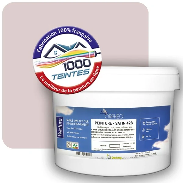 Peinture Anticorrosion Natura Orphéo® Les Roses (Mille Teintes E2-16) Intérieur/Extérieur SATIN
