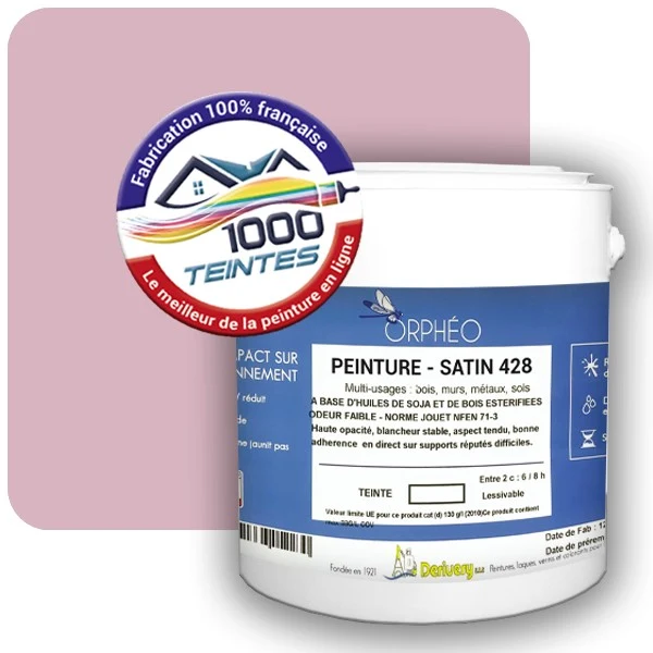 Peinture Anticorrosion Natura Orphéo® Les Roses (Mille Teintes E1-7) Intérieur/Extérieur SATIN