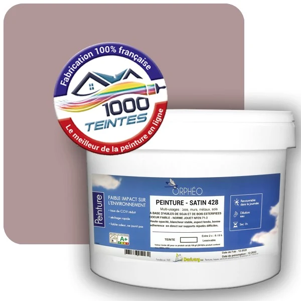 Peinture Anticorrosion Natura Orphéo® Les Roses (Mille Teintes E1-58) Intérieur/Extérieur SATIN