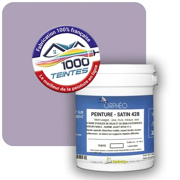 Peinture Anticorrosion Natura Orphéo® Les Violets (Mille Teintes E15-53) Intérieur/Extérieur SATIN