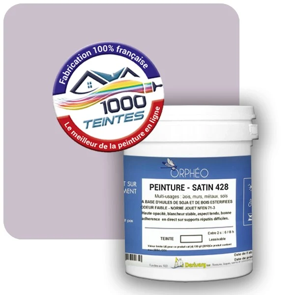 Peinture Anticorrosion Natura Orphéo® Les Violets (Mille Teintes E15-52) Intérieur/Extérieur SATIN