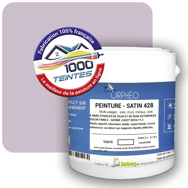 Peinture Anticorrosion Natura Orphéo® Les Violets (Mille Teintes E15-52) Intérieur/Extérieur SATIN