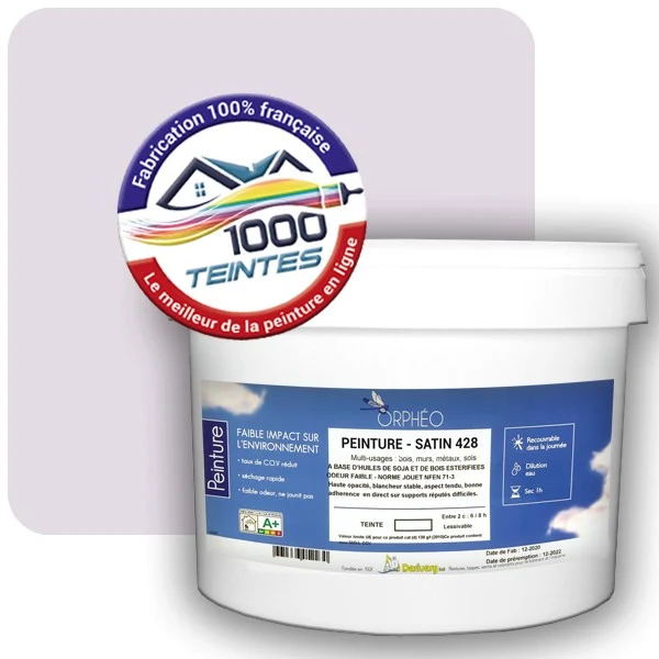 Peinture Anticorrosion Natura Orphéo® Les Violets (Mille Teintes E15-51) Intérieur/Extérieur SATIN