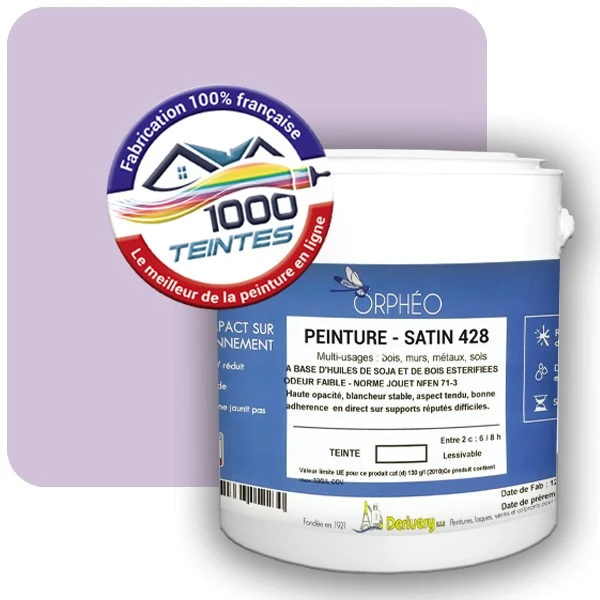 Peinture Anticorrosion Natura Orphéo® Les Violets (Mille Teintes E15-47) Intérieur/Extérieur SATIN
