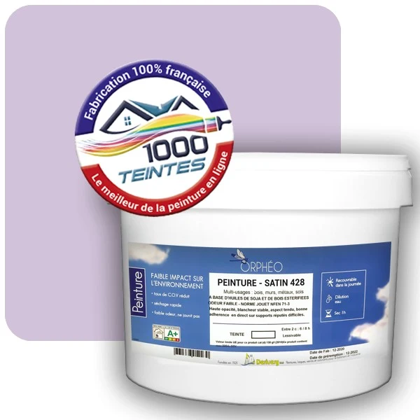 Peinture Anticorrosion Natura Orphéo® Les Violets (Mille Teintes E15-47) Intérieur/Extérieur SATIN