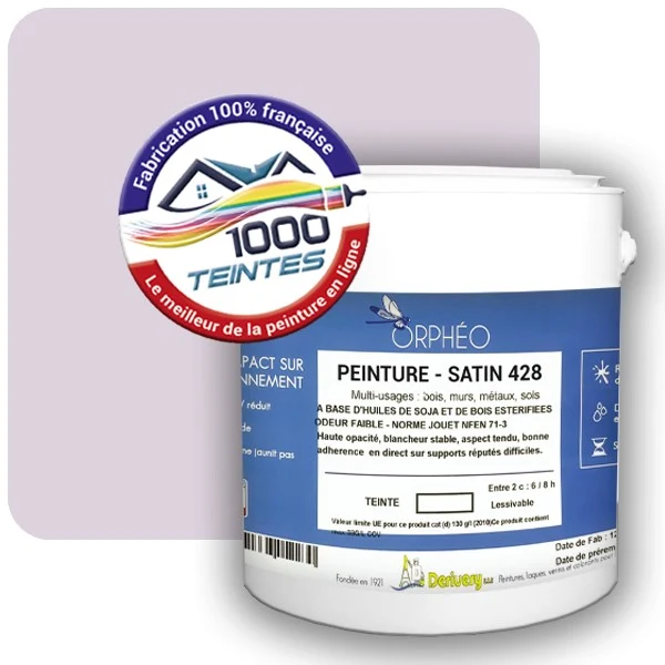 Peinture Anticorrosion Natura Orphéo® Les Violets (Mille Teintes E15-46) Intérieur/Extérieur SATIN
