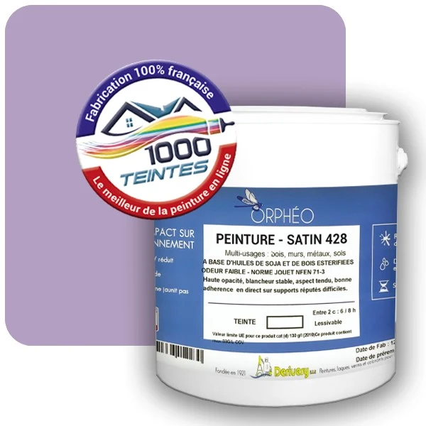 Peinture Anticorrosion Natura Orphéo® Les Violets (Mille Teintes E15-44) Intérieur/Extérieur SATIN