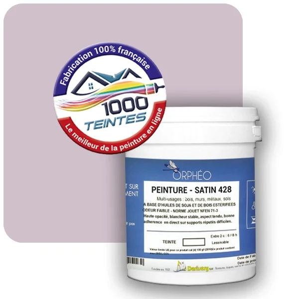 Peinture Anticorrosion Natura Orphéo® Les Violets (Mille Teintes E15-42) Intérieur/Extérieur SATIN