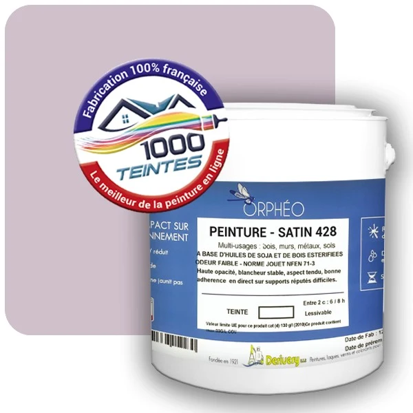 Peinture Anticorrosion Natura Orphéo® Les Violets (Mille Teintes E15-42) Intérieur/Extérieur SATIN