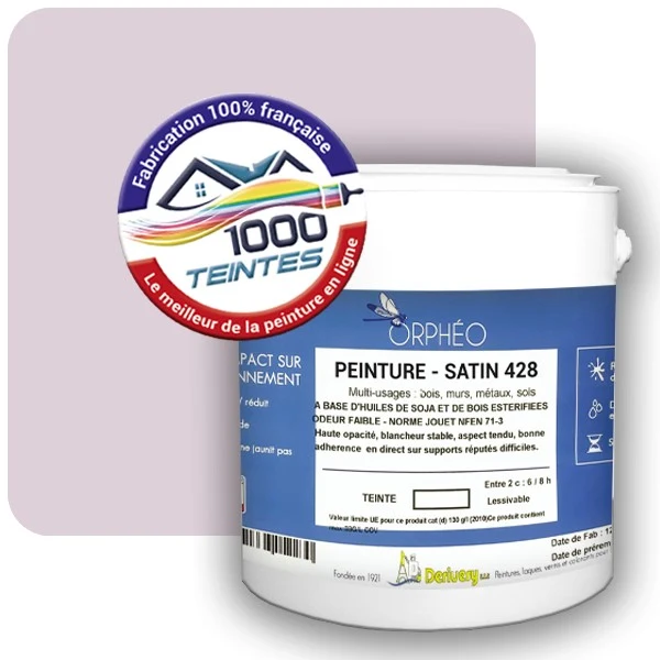 Peinture Anticorrosion Natura Orphéo® Les Violets (Mille Teintes E15-41) Intérieur/Extérieur SATIN