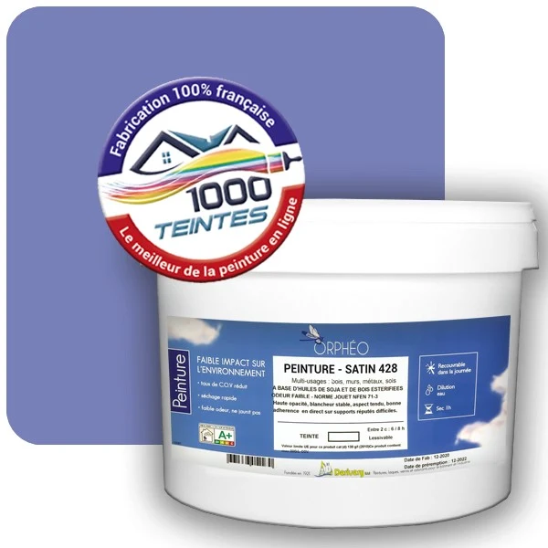 Peinture Anticorrosion Natura Orphéo® Les Violets (Mille Teintes E15-4) Intérieur/Extérieur SATIN