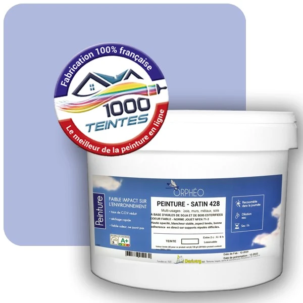 Peinture Anticorrosion Natura Orphéo® Les Violets (Mille Teintes E15-3) Intérieur/Extérieur SATIN