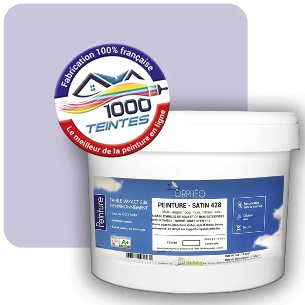 Peinture Anticorrosion Natura Orphéo® Les Violets (Mille Teintes E15-27) Intérieur/Extérieur SATIN
