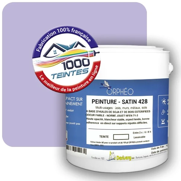 Peinture Anticorrosion Natura Orphéo® Les Violets (Mille Teintes E15-23) Intérieur/Extérieur SATIN