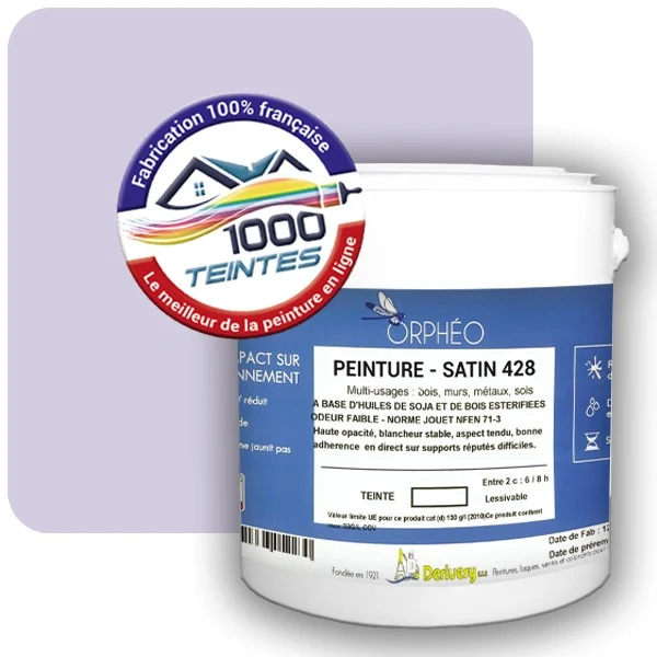 Peinture Anticorrosion Natura Orphéo® Les Violets (Mille Teintes E15-22) Intérieur/Extérieur SATIN