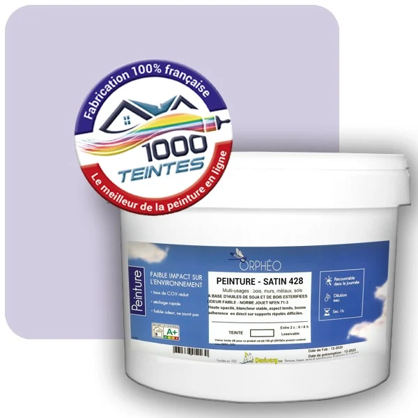 Peinture Anticorrosion Natura Orphéo® Les Violets (Mille Teintes E15-22) Intérieur/Extérieur SATIN