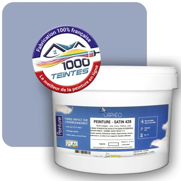 Peinture Anticorrosion Natura Orphéo® Les Violets (Mille Teintes E15-13) Intérieur/Extérieur SATIN