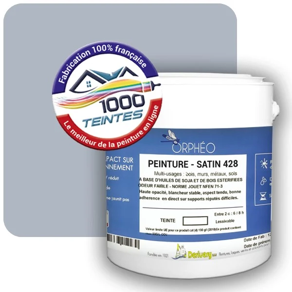 Peinture Anticorrosion Natura Orphéo® Les Bleus (Mille Teintes E14-57) Intérieur/Extérieur SATIN