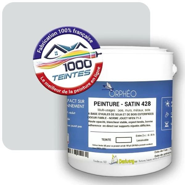 Peinture Anticorrosion Natura Orphéo® Les Bleus (Mille Teintes E14-56) Intérieur/Extérieur SATIN