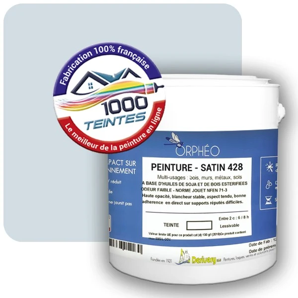 Peinture Anticorrosion Natura Orphéo® Les Bleus (Mille Teintes E14-51) Intérieur/Extérieur SATIN