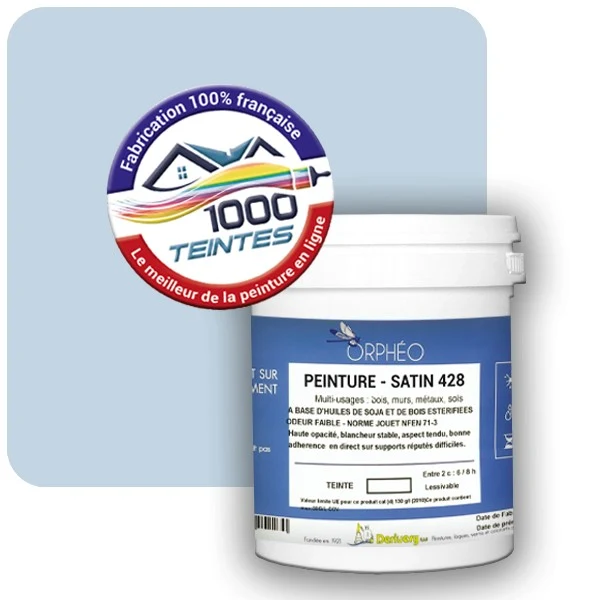 Peinture Anticorrosion Natura Orphéo® Les Bleus (Mille Teintes E14-41) Intérieur/Extérieur SATIN
