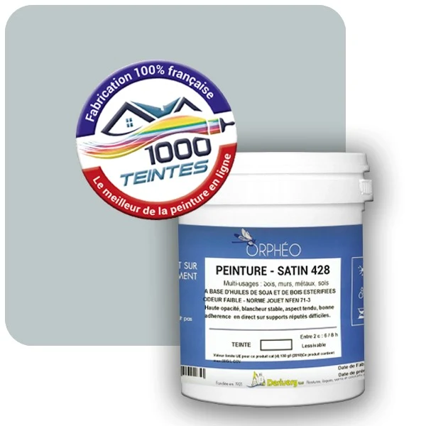 Peinture Anticorrosion Natura Orphéo® Les Bleus (Mille Teintes E14-37) Intérieur/Extérieur SATIN