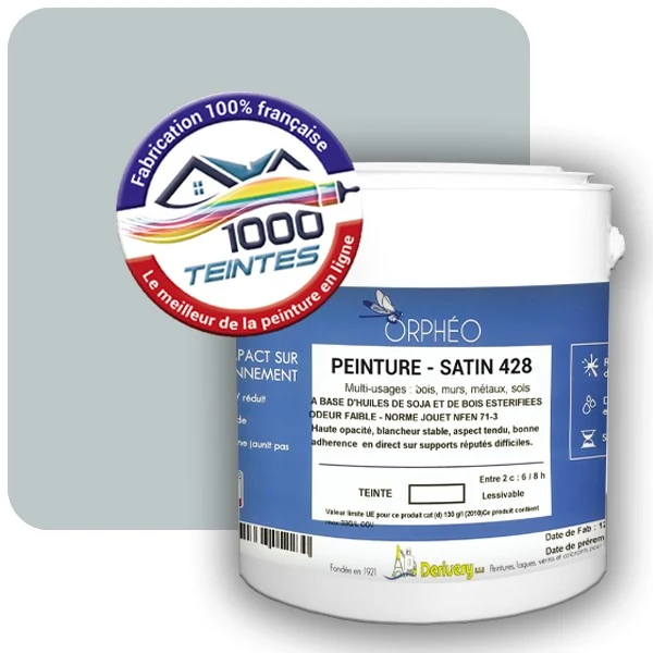 Peinture Anticorrosion Natura Orphéo® Les Bleus (Mille Teintes E14-37) Intérieur/Extérieur SATIN