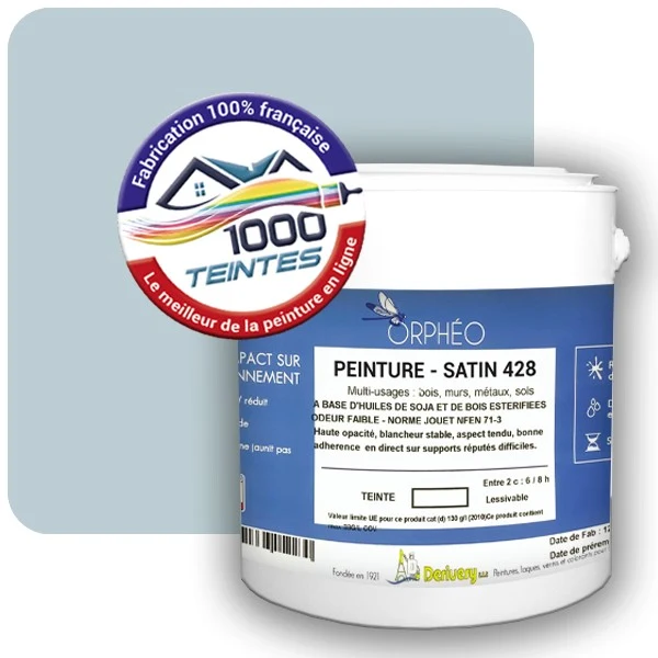 Peinture Anticorrosion Natura Orphéo® Les Bleus (Mille Teintes E14-31) Intérieur/Extérieur SATIN